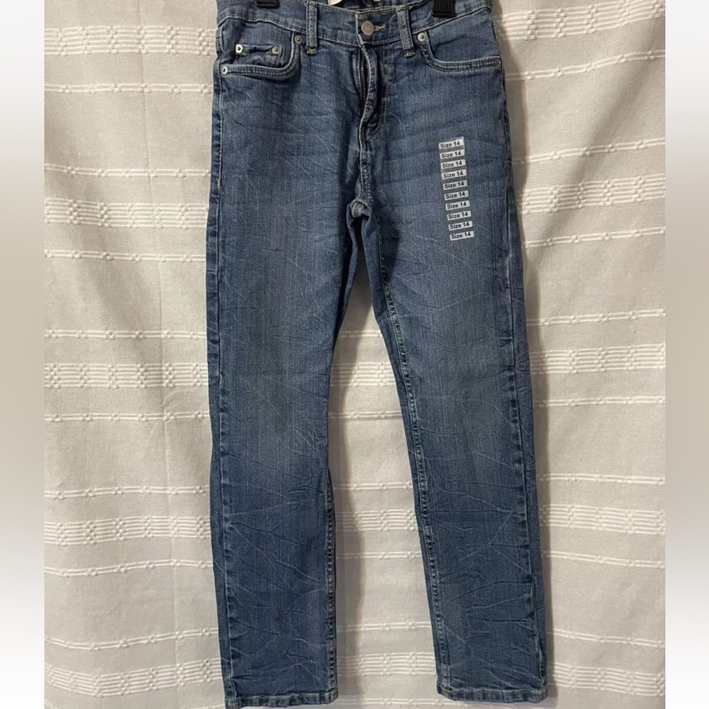 Levi Strauss & Co 502 Regular Taper Blue Denim Jean